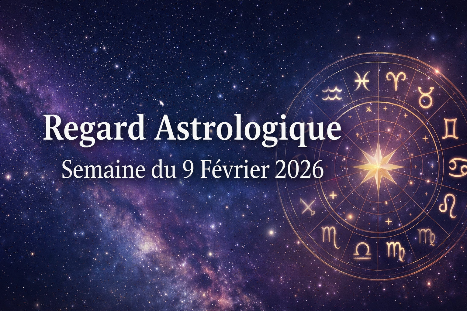 Regard Astro Semaine du 9 Février 2026